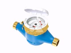 DN20 szárazon futó 3/4" 190mm 4m3/h hideg vízóra, MTK 1" külső menetes vízmérő