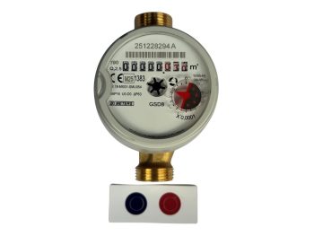 DN15 GSD8-I-PRO hideg-meleg 1/2" 110mm 2,5m3/h BMeters vízóra, szárazon futó 3/4" külső menetes lakásmérő