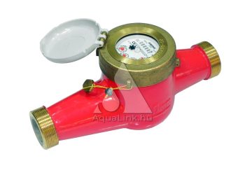 NA-40 vízóra meleg 90°C 6/4" 300mm 16m3/h, MTW szárazon futó 2" külső menetes melegvizes vízmérő
