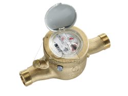 DN20 MOM vízóra 3/4" 190mm 4m3/h hideg, 1" külső menetes CORONA MWI vízmérő