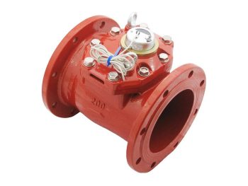 NA-300 forróvízmérő 130°C 500mm 600m3/h 1000L/impulzus jeladóval, 12" PN10 karimás REED impulzusadós WP forró vízóra
