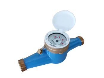 DN25 szárazon futó 1" 260mm 6,3m3/h hideg vízóra, MTK 5/4" külső menetes vízmérő